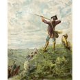 thumbnail image 1 of Baron Munchausen Finds A Wonderful Marksman In California Illustration by Alphonse Adolf Bichard From The Book The Adven Poster Print, Large - 26 x 32, 1 of 1