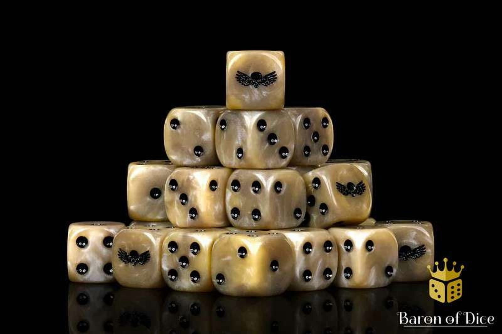 Baron Of Dice 6-Sided d6 Desert Skull Dice Pack [Rounded]