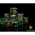 Baron Of Dice 6-Sided d6 Flaming Drake Dice Dice Pack (Rounded ...