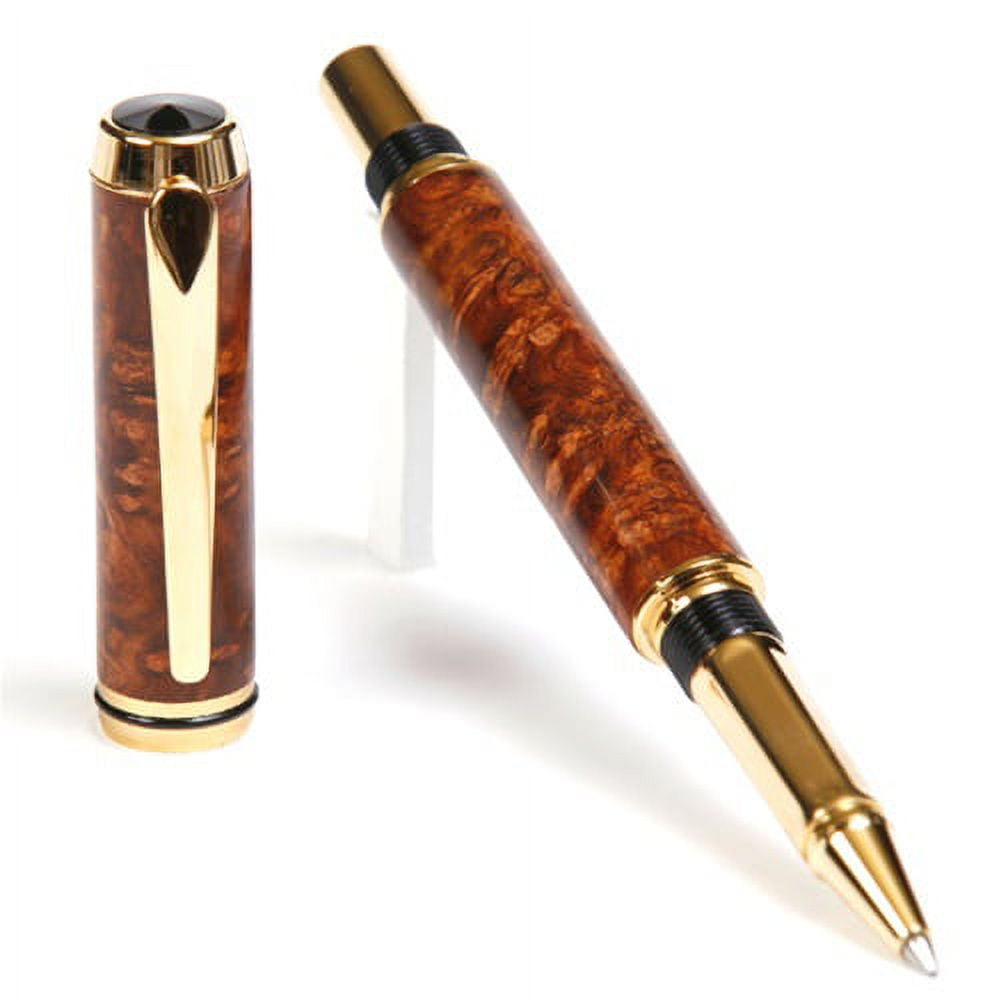 Baron Rollerball Pen - Amboyna Burl