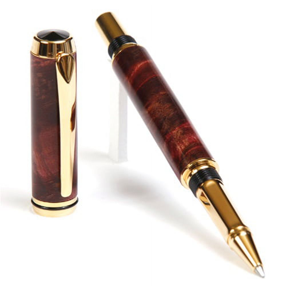 Baron Rollerball Pen - Red Maple Burl