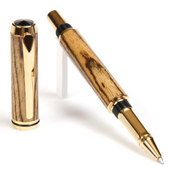 Baron Rollerball Pen - Zebrawood