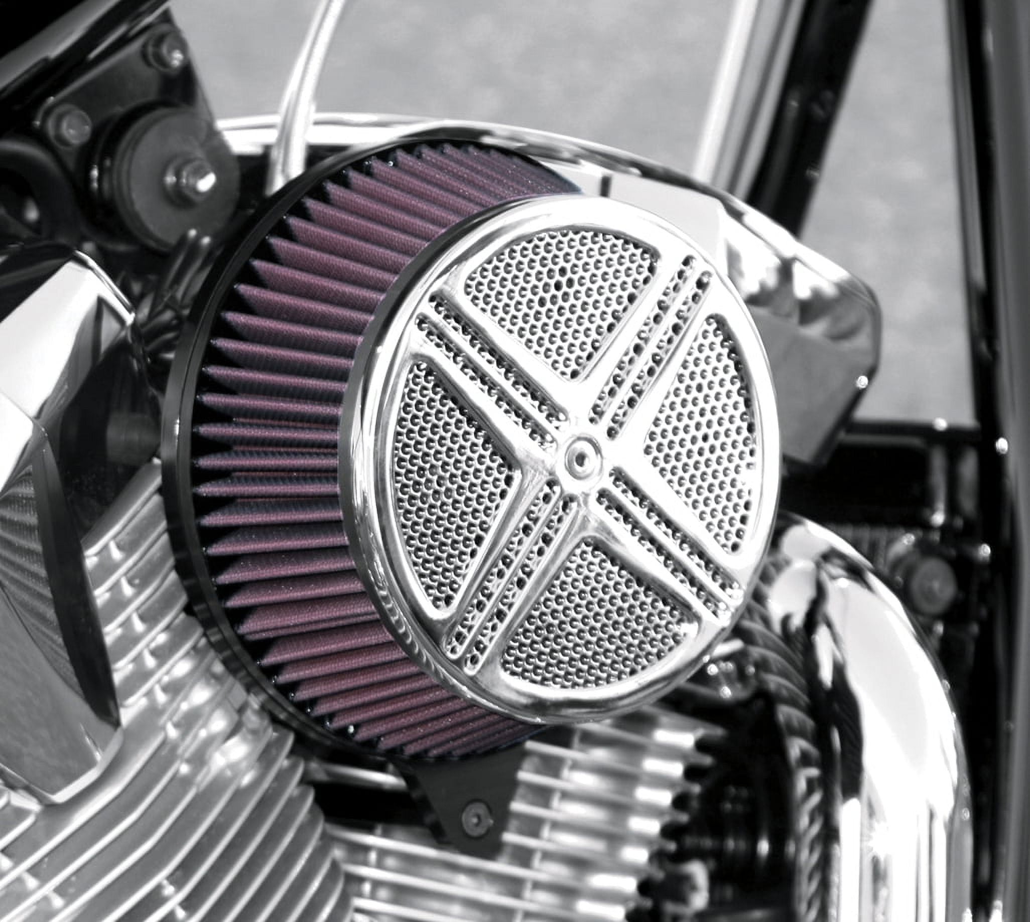 Baron XXX Chrome Big Air Filter Intake Kit (BA-2313-00) - Walmart.com
