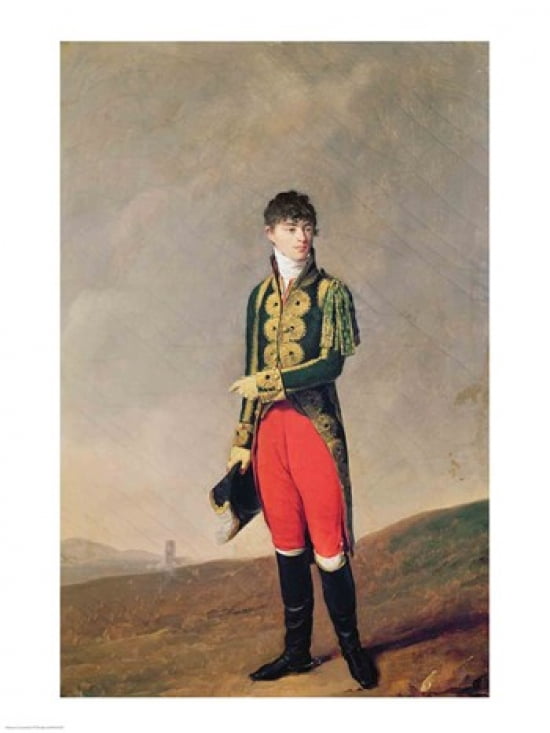 Baron de Galz de Malvirade Canvas Art - Louis-Leopold Boilly (18 x 24)