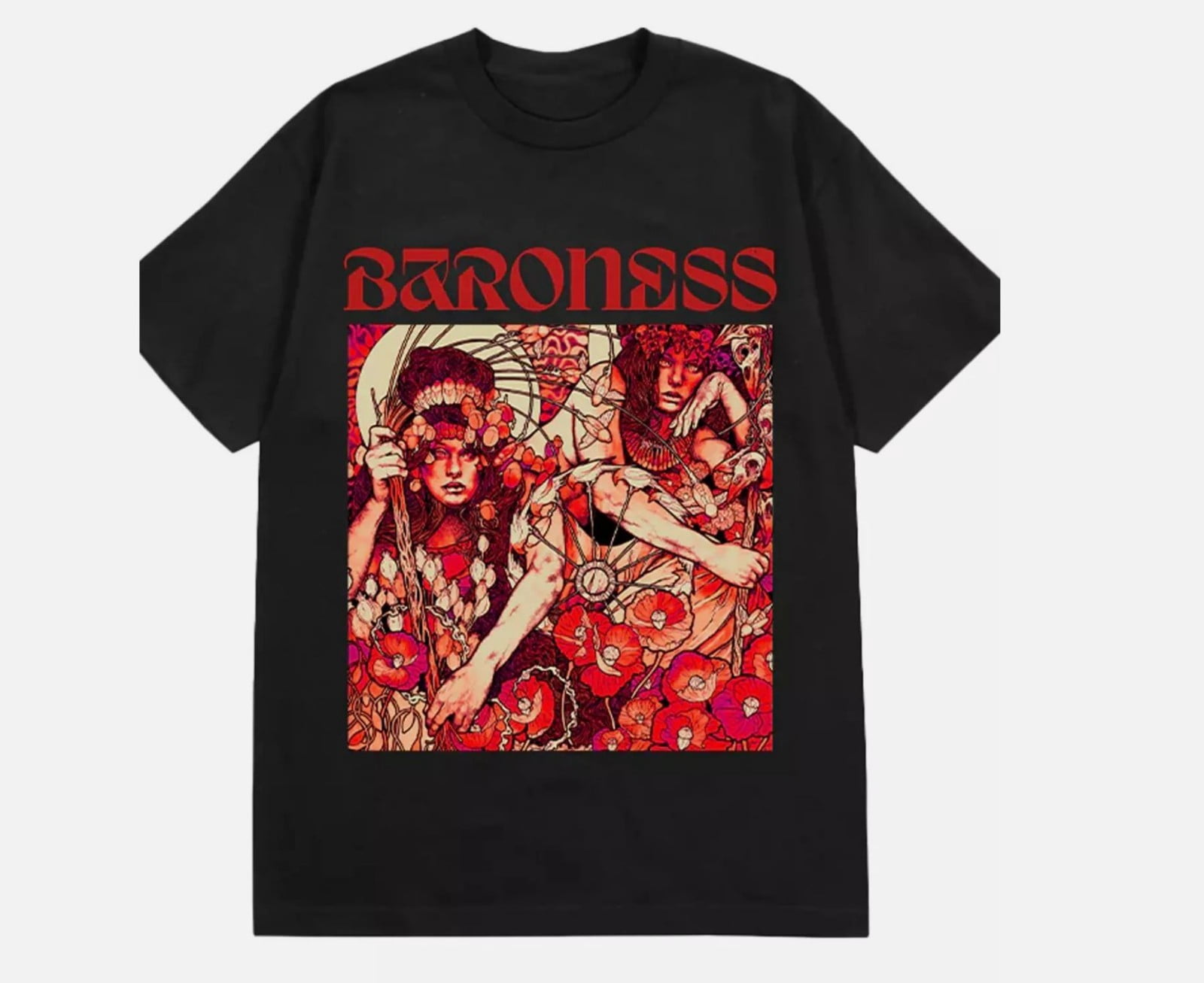 Baroness band shirt black Tshirt short sleeve All sizes S