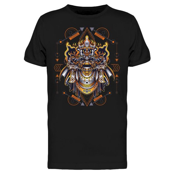 Barong Culture Mask T-Shirt Men -Image by Shutterstock, Male x-Large