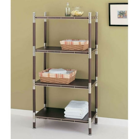 Baronial Three Tier Shelf in Espresso (Four Tiers)