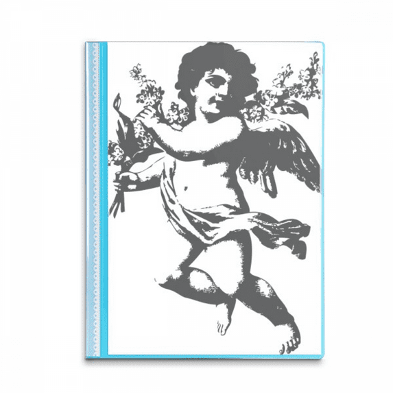 Baroque Angle Modern Illustration Pattern Book Sheet Protectors Portfolio Binder Folder