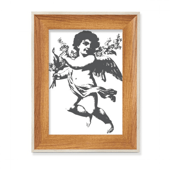 Baroque Angle Modern Illustration Pattern Desktop Wooden Photo Frame Display Picture Art Painting Multiple Sets