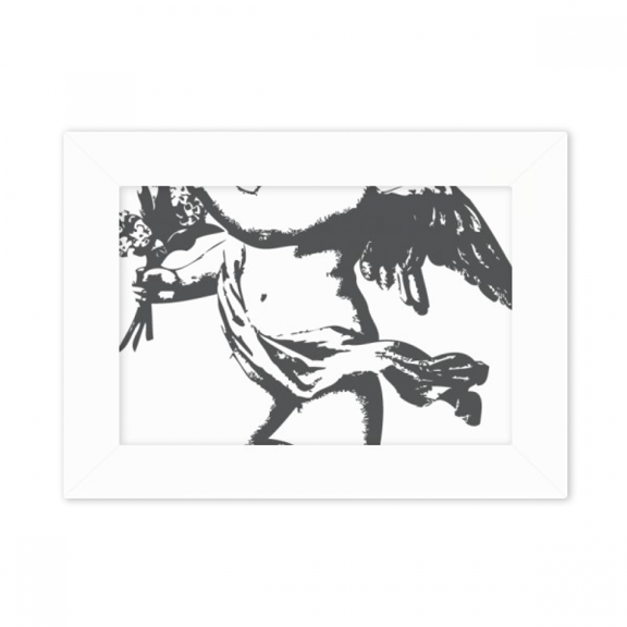 Baroque Angle Modern Illustration Pattern Photo Mount Frame Picture Art Painting Desktop 5x7 inch