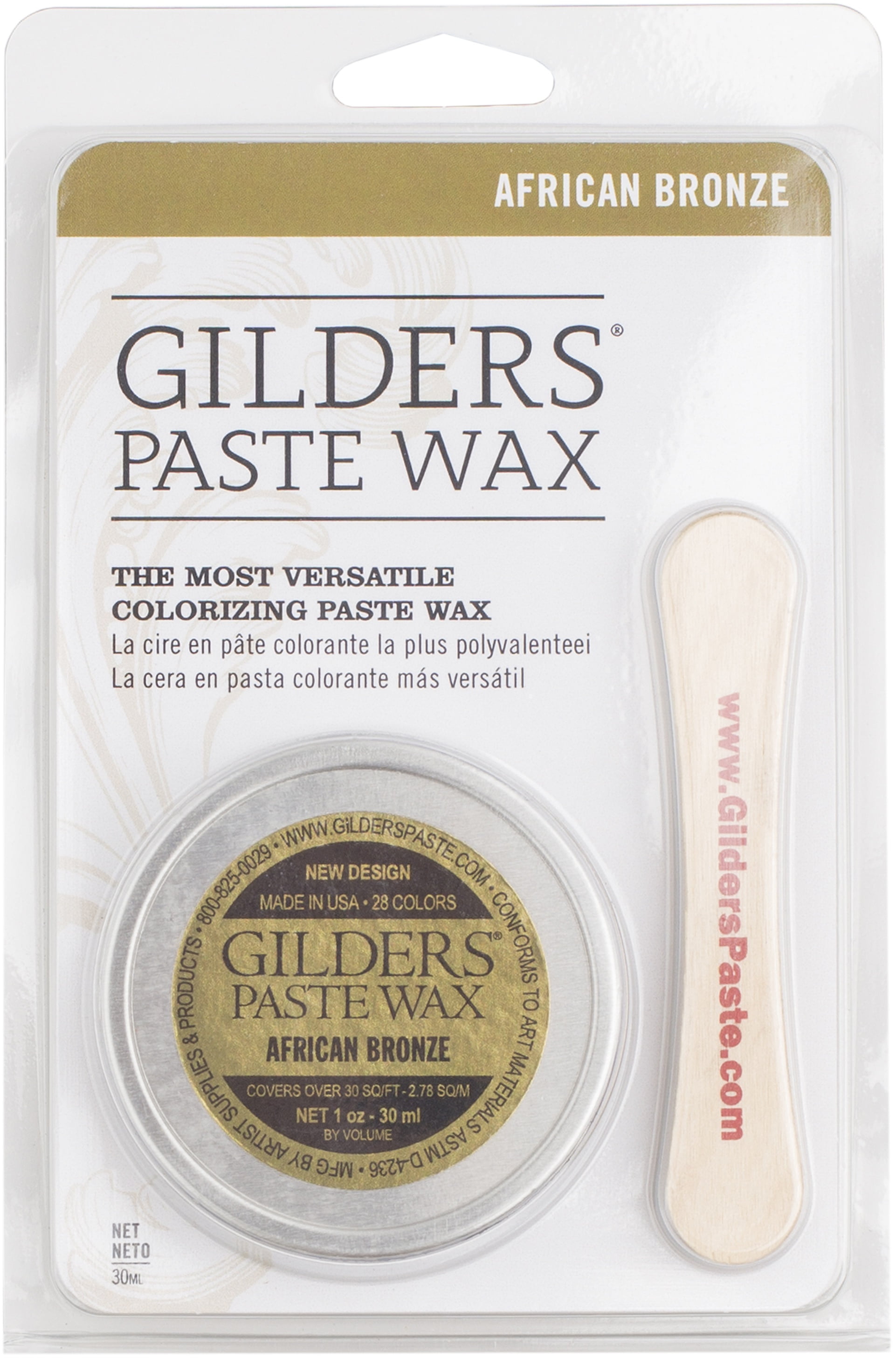 Baroque Art Gilders Paste 1oz-African Bronze