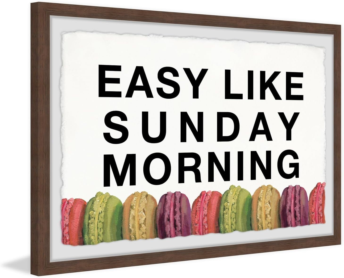 Baroque Beauty Easy Like Sunday Morning VII Framed Painting Print, 18 ...
