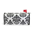 thumbnail image 1 of Baroque Black Damask Figure Mailbox Covers Magnetic Post Box Cover Wraps Standard Size 21"x18" Waterproof Home Garden Yard Outside Decor, 1 of 9
