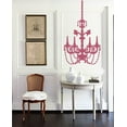 thumbnail image 1 of Baroque Chandelier Wall Art Decal, 1 of 4