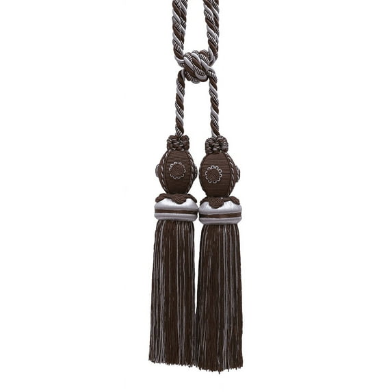 DECOPRO Baroque Collection Decorative Double Curtain & Drapery Tassel Tieback with Medallions, Tassel Length 10" (25cm), Spread 30" (76cm) # TBB2, #24B Sold Individually