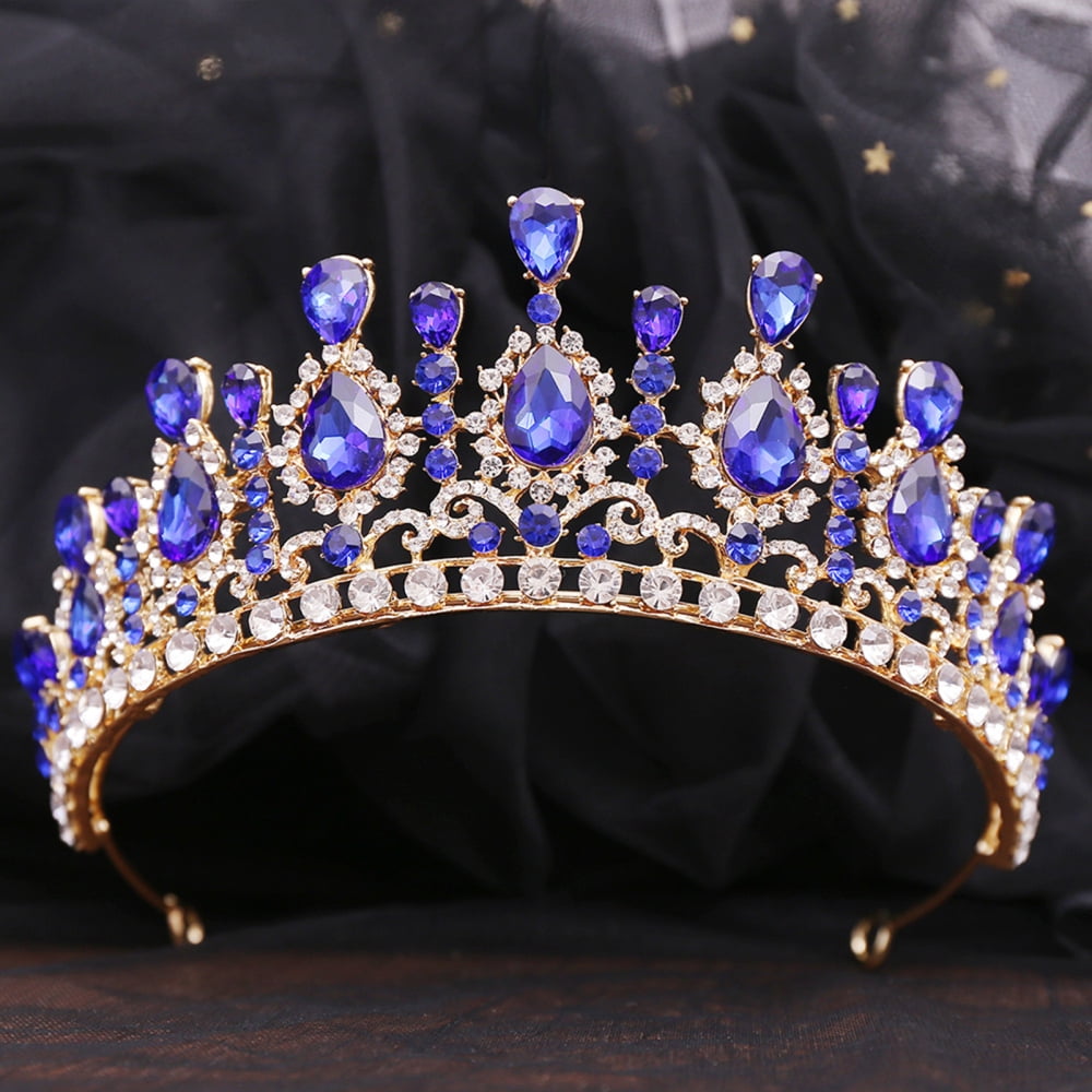 Baroque Crowns Party Prop with Sparkling Rhinestones KC Gold Headwear ...