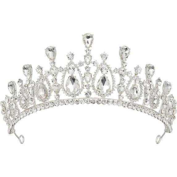Baroque Crowns for Women Queen Crown Gothic Tiara Crystal Crown for Women Princess Tiara for Girls Vintage Tiara for Wedding Crown for Brides