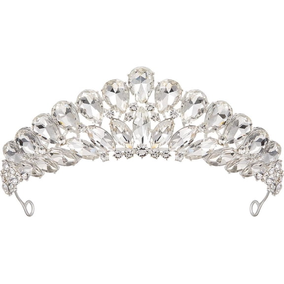 Baroque Crowns for Women Queen Crown Gothic Tiara Crystal Crown for Women Princess Tiara for Girls Vintage Tiara for Wedding Crown for Brides