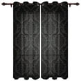 thumbnail image 1 of Baroque Flower Pattern Red Window Curtains Scenic Curtains for Living Room Decorative Items Living Room, 1 of 6