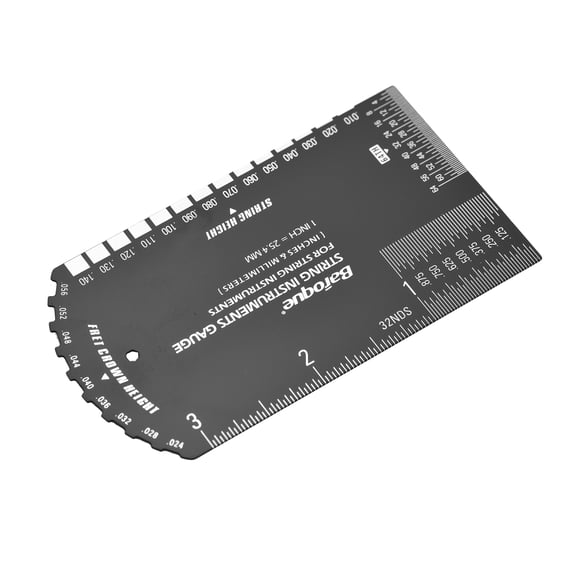 Baroque Measuring ruler,BUZHI Metallic Fret Crown Pocket-Size Metallic Fret