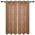 thumbnail image 1 of Baroque Pattern Decoration Flower Grey Window Curtains Scenic Curtains for Living Room Decorative Items Living Room, 1 of 5