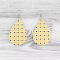 thumbnail image 1 of Baroque Patterns Leather Teardrop Moroccan Earrings for Women Fashion Jewelry, 1 of 3
