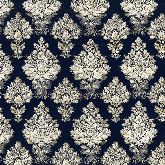 Baroque Peel and Stick Wallpaper Royal Baroque Inspired Navy Gold Floral vintage Wall Mural 23.6in x 9.8ft Self Adhesive Removable Wall Paper Renter Friendly Wallpaper for Bedroom Men