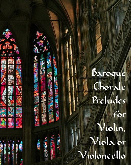 Baroque Preludes For Violin, Viola Or Violoncello (Paperback)