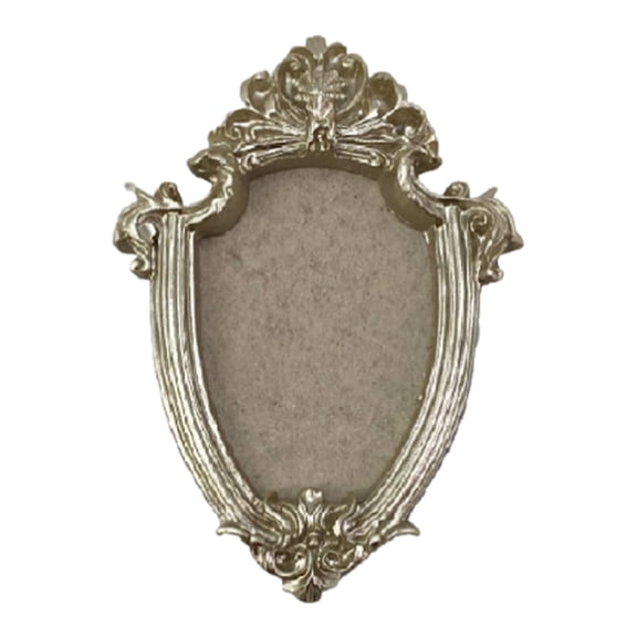 Baroque Style Ornate Picture Frame with Intricate Floral Detailing Decorative Rectangular Photo Display Frame for Tabletop or Wall Use