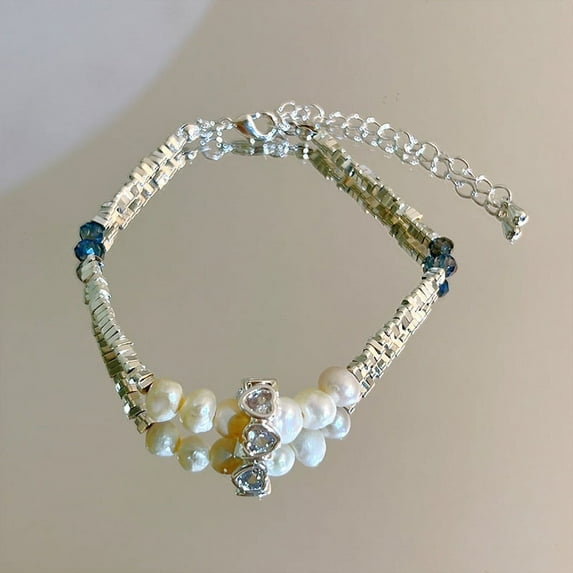 Baroque Style Pearl Bracelet for Women - Exquisite High-End Luxurious Beaded Bracelet