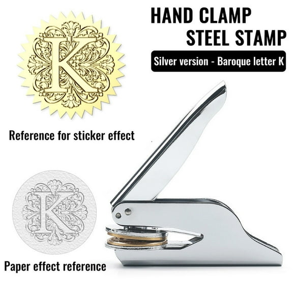 Baroque Style Personalized Book Embosser Stamp – Custom Embosser for Books, Library Stamp, From the Library Of, Book Accessories, Teacher Stamp, Gifts for Book Lovers, Bookish Embossing Stamp