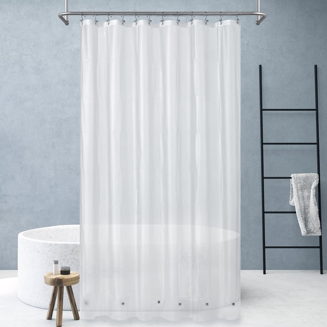 Barossa Design Extra Long 72"W x 84"H Shower Curtain Liner Frosted ...
