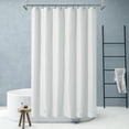 thumbnail image 1 of Barossa Design Long Heavyweight Shower Curtain Liner White with 6 Magnets -Waterproof, PVC Free, 72" x 78", 1 of 7