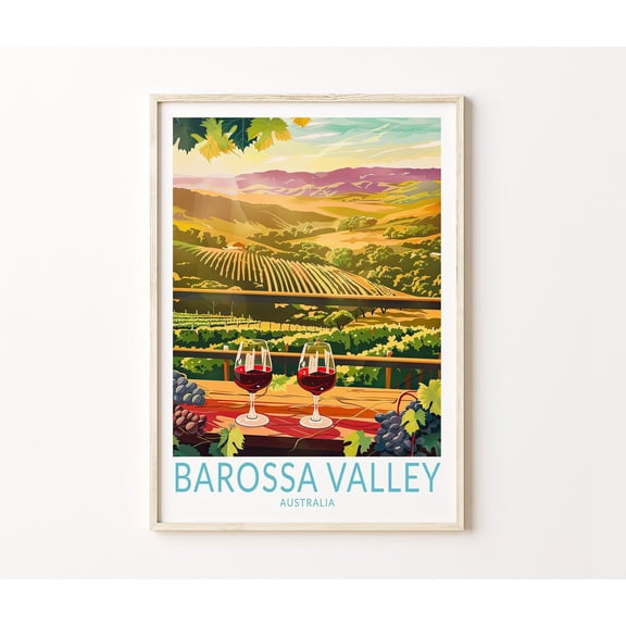 Barossa Valley Australia City Sunset Home Decor