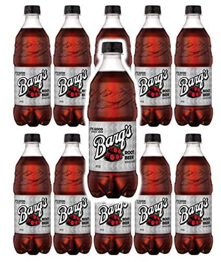 Barq's 20 oz Soda Bottles (Pack of 10, Total of 200 FL OZ)