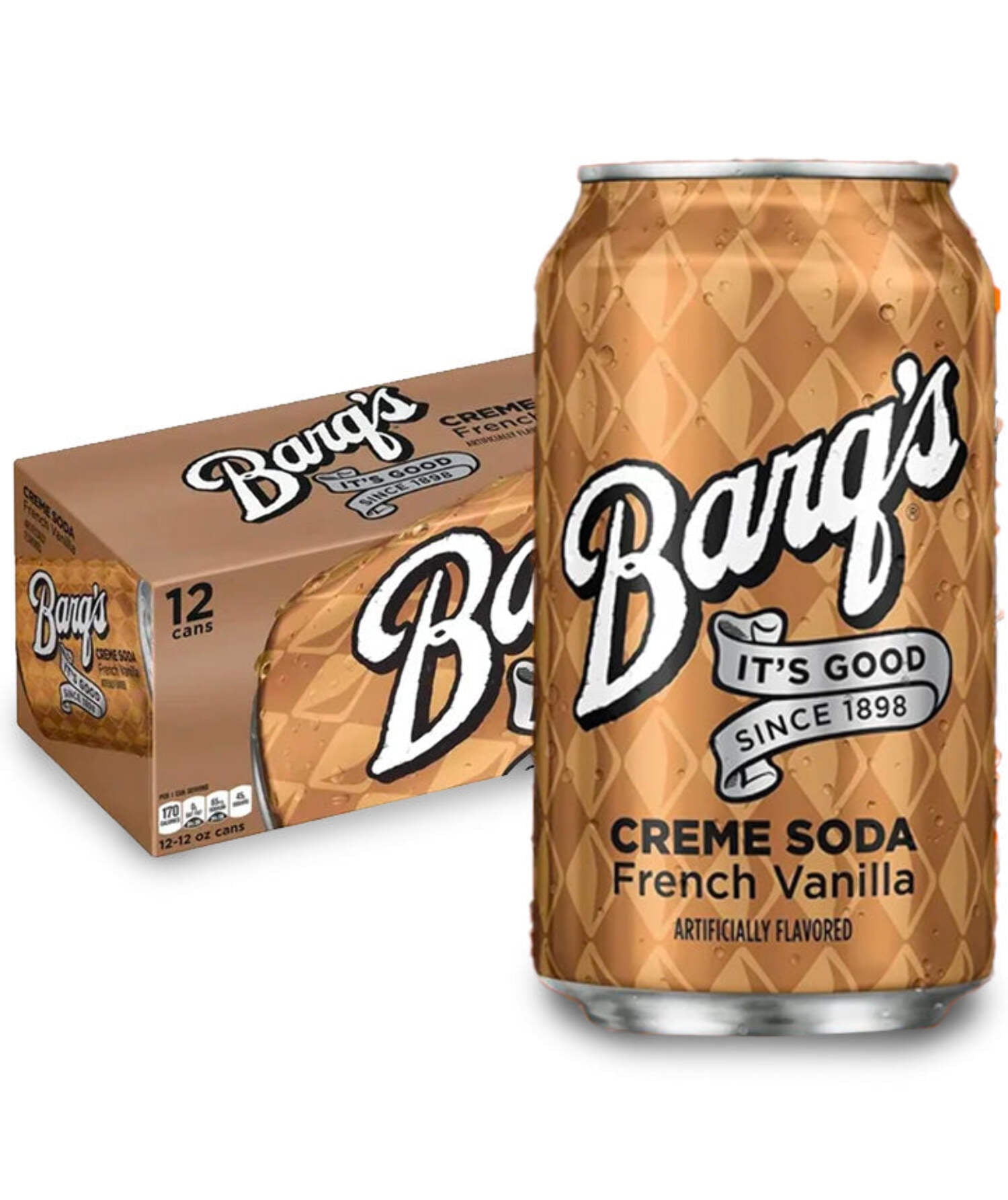 Barq's French Vanilla Cream Soda Drinks, 12 oz. Cans (Pack of 12) -  Walmart.com
