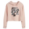 thumbnail image 1 of Barq's - Iconic Drinks & Beverages - Famous Olde Tyme Root Beer - Juniors Cropped Pullover Hoodie, 1 of 5