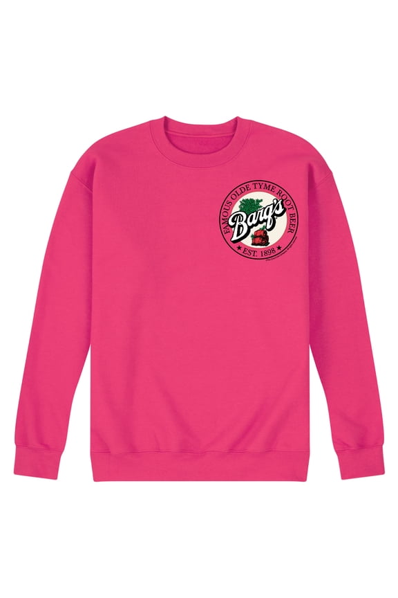 - Iconic Drinks & Beverages - Famous Olde Tyme Root Beer Stamp - Men's Crew Neck Fleece Pullover