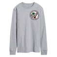 thumbnail image 1 of Barq's - Iconic Drinks & Beverages - Famous Olde Tyme Root Beer Stamp - Men's Long Sleeve T-Shirt, 1 of 5