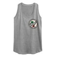thumbnail image 1 of Barq's - Iconic Drinks & Beverages - Famous Olde Tyme Root Beer Stamp - Women's Racerback Tank Top, 1 of 5