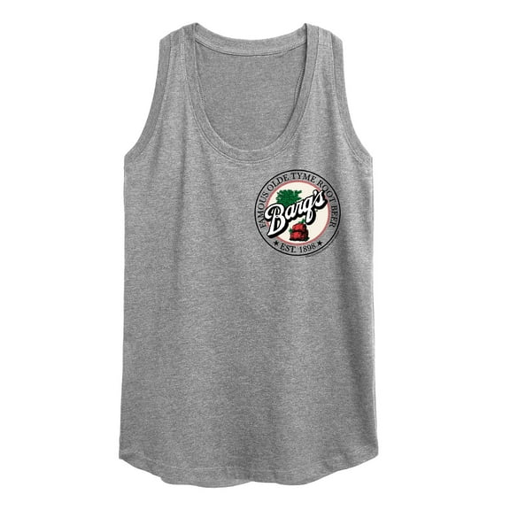 Barq's - Iconic Drinks & Beverages - Famous Olde Tyme Root Beer Stamp - Women's Racerback Tank Top