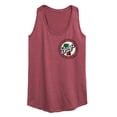thumbnail image 1 of Barq's - Iconic Drinks & Beverages - Famous Olde Tyme Root Beer Stamp - Women's Racerback Tank Top, 1 of 5