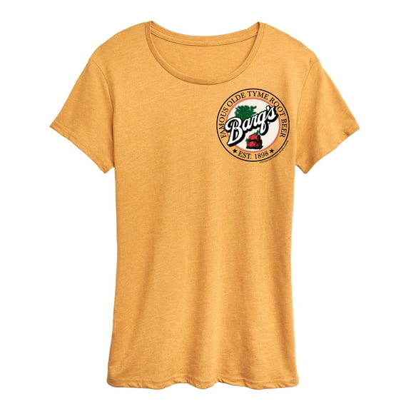 Barq's - Iconic Drinks & Beverages - Famous Olde Tyme Root Beer Stamp - Women's Short Sleeve Graphic T-Shirt