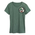 thumbnail image 1 of Barq's - Iconic Drinks & Beverages - Famous Olde Tyme Root Beer Stamp - Women's Short Sleeve Graphic T-Shirt, 1 of 6