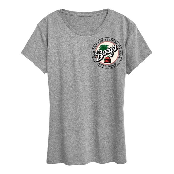Barq's - Iconic Drinks & Beverages - Famous Olde Tyme Root Beer Stamp - Women's Short Sleeve Graphic T-Shirt