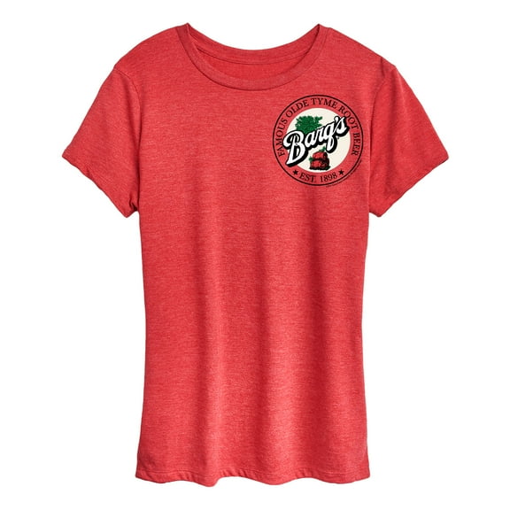 Barq's - Iconic Drinks & Beverages - Famous Olde Tyme Root Beer Stamp - Women's Short Sleeve Graphic T-Shirt