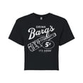 thumbnail image 1 of Barq's - Iconic Drinks & Beverages - It's Good 5 Cents - Juniors Cropped Cotton Blend T-Shirt, 1 of 5
