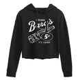 thumbnail image 1 of Barqs - Women's Cropped Graphic Hoodie, 1 of 5