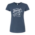 thumbnail image 1 of Barq's - Iconic Drinks & Beverages - It's Good 5 Cents - Juniors Fitted Graphic T-Shirt, 1 of 5