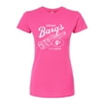 thumbnail image 1 of Barq's - Iconic Drinks & Beverages - It's Good 5 Cents - Juniors Fitted Graphic T-Shirt, 1 of 5